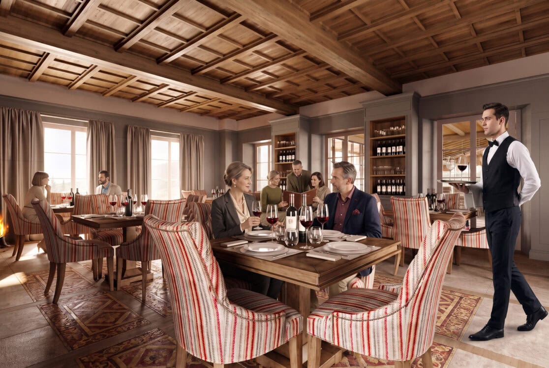 rendering tenuta perano frescobaldi