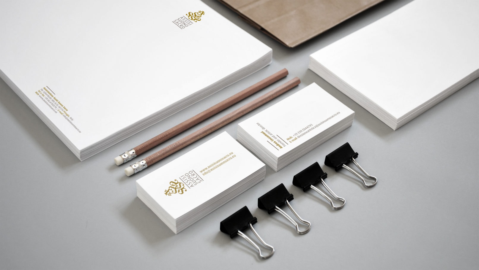 Identità visiva Assisi Suono Sacro - Brand - Itaca freelance