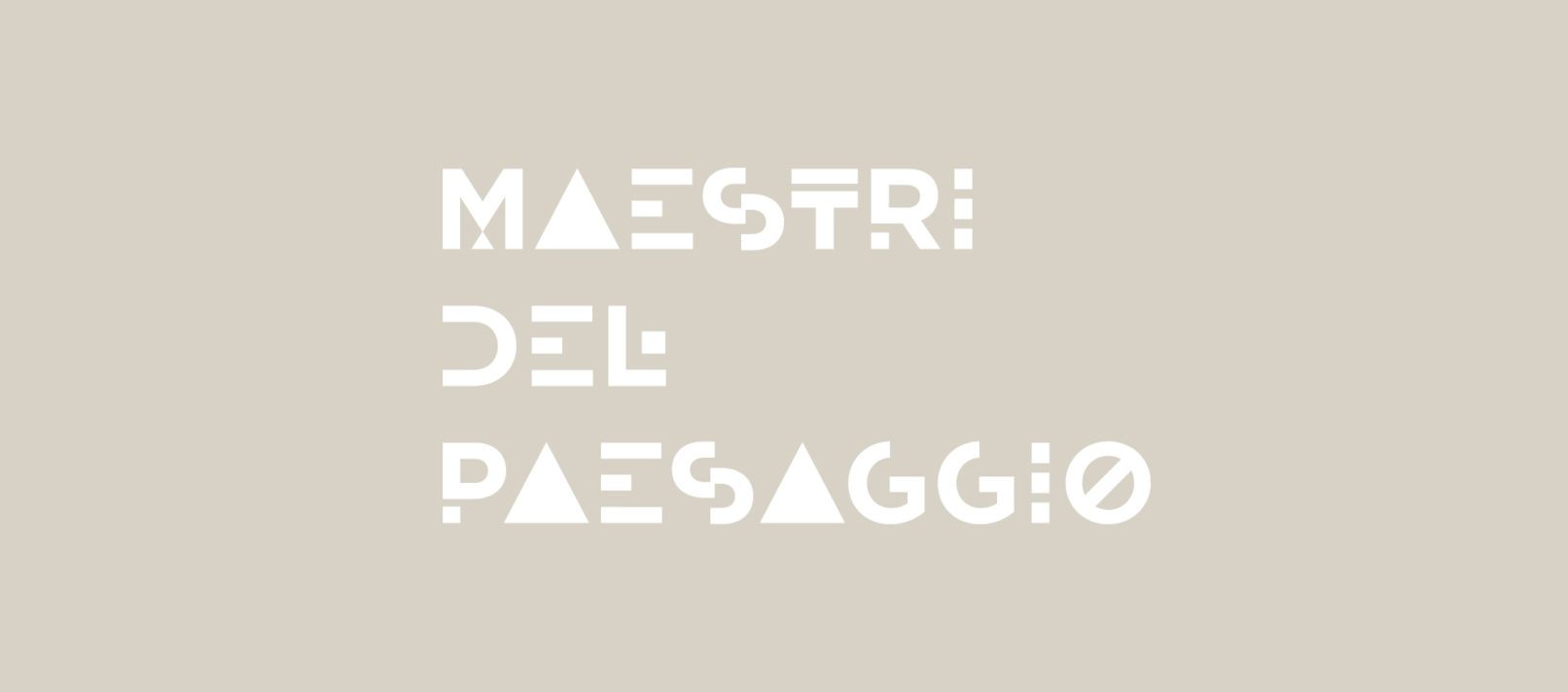 Maestri del Paesaggio LOGO -brand - grafica editoriale - Itaca Freelance