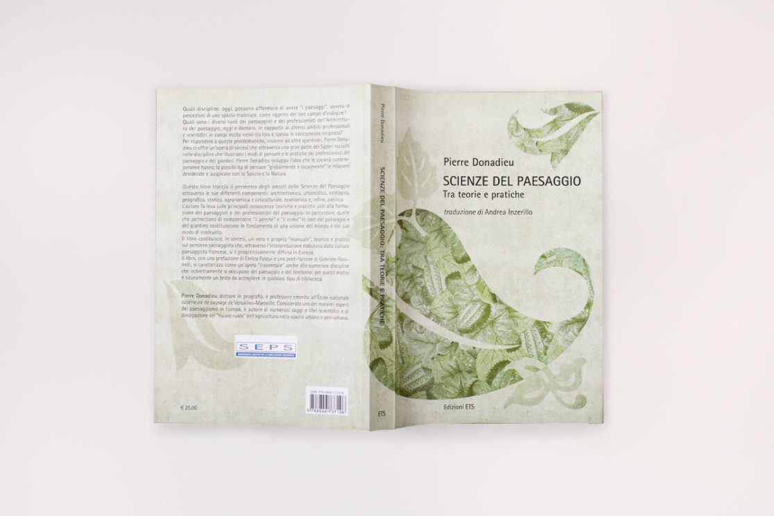 Cover Scienze del Paesaggio Edizioni ETS - grafica editoriale - Itaca Freelance